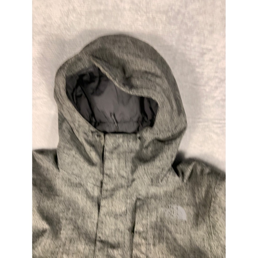 The North Face Skiing Jacket DryVent Mens L Gray Full Zip Embroidered Hooded - Picture 4 of 11